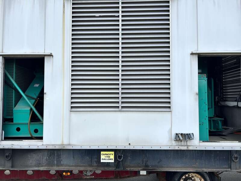 Used Cummins DQKC QSK60-G6 Diesel Generator 613 Hrs 13800V