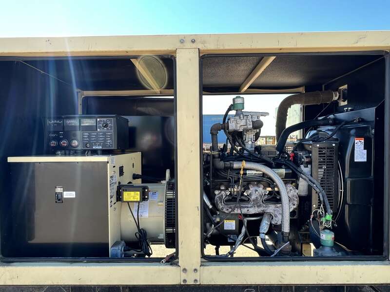 Used Kohler 60REZG Natural Gas / Propane Generator, 291 Hrs