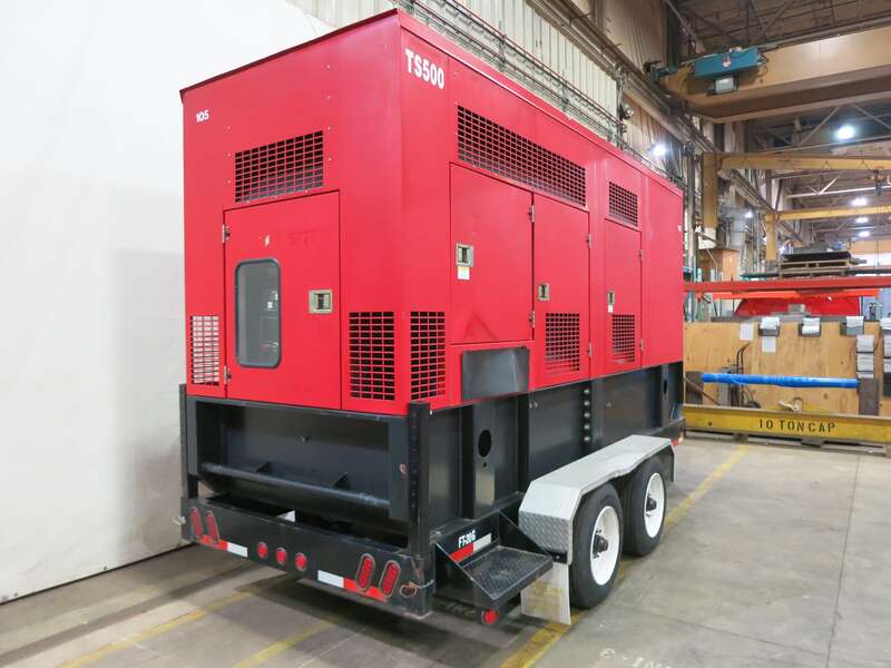 Used Baldor TS500T Rental Grade Diesel Generator, 2595 Hrs EPA Tier 3