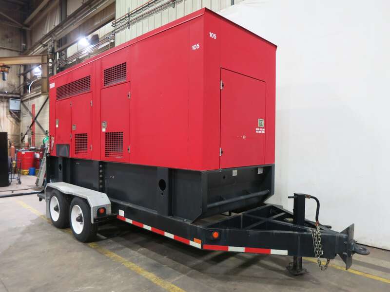 Used Baldor TS500T Rental Grade Diesel Generator, 2595 Hrs EPA Tier 3