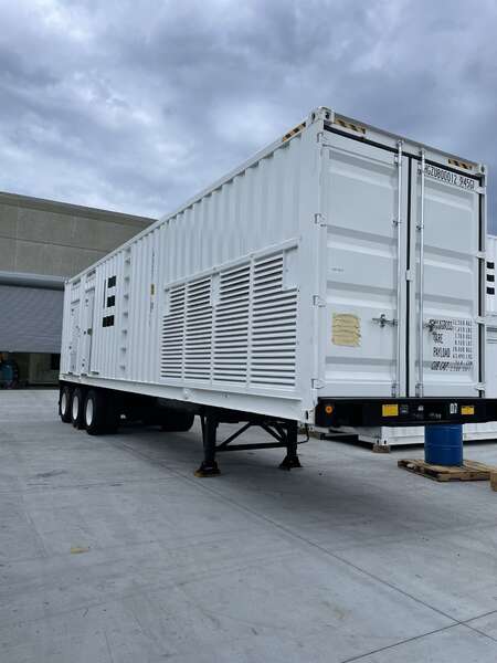 Used Cummins DQKAB QSK60-G6 Diesel Generator,  133 Hrs, EPA Tier 2