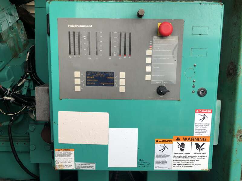 Used Cummins DQKAB QSK60-G6 Diesel Generator, 782 Hrs, EPA Tier 2