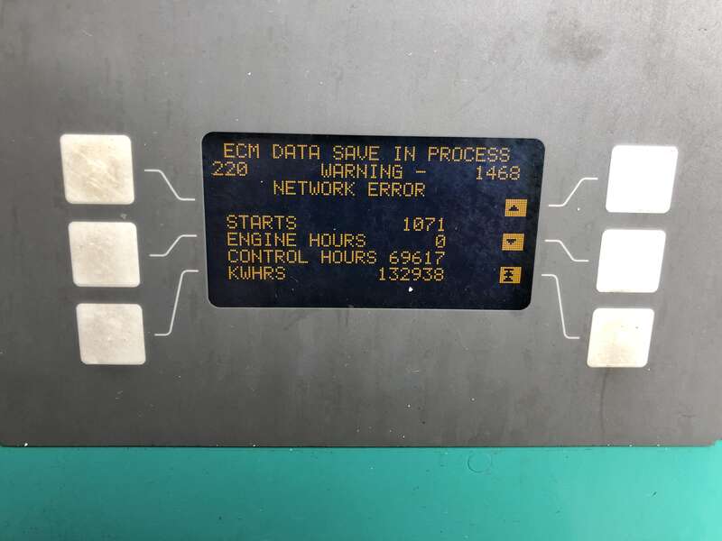 Used Cummins DQKAB QSK60-G6 Diesel Generator, 782 Hrs, EPA Tier 2