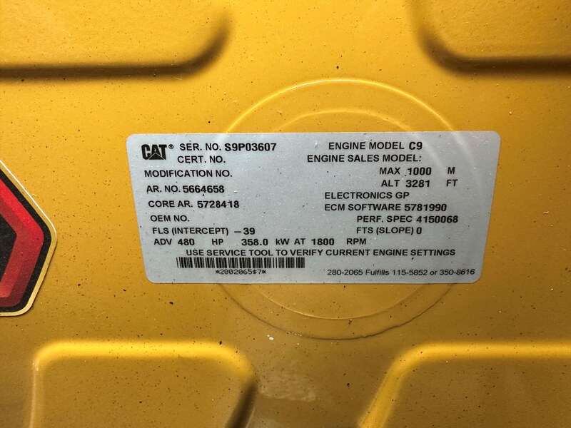 New Caterpillar C9 Diesel Generator 0 Hrs EPA Tier 3