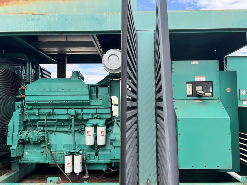 Used Cummins DFEB KTA19-G2 Diesel Generator, 801 Hrs