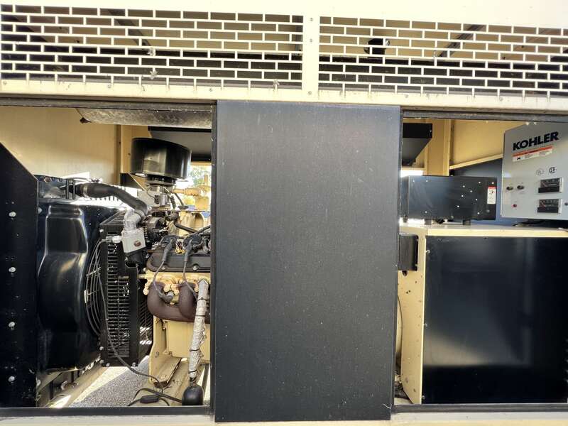 Used Kohler 80RZG Natural Gas/Propane Generator, 350 Hrs