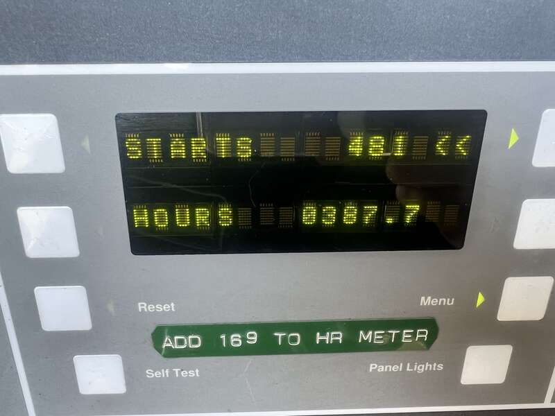 Used Cummins DFGB VTA28-G5 Diesel Generator, 556 Hrs