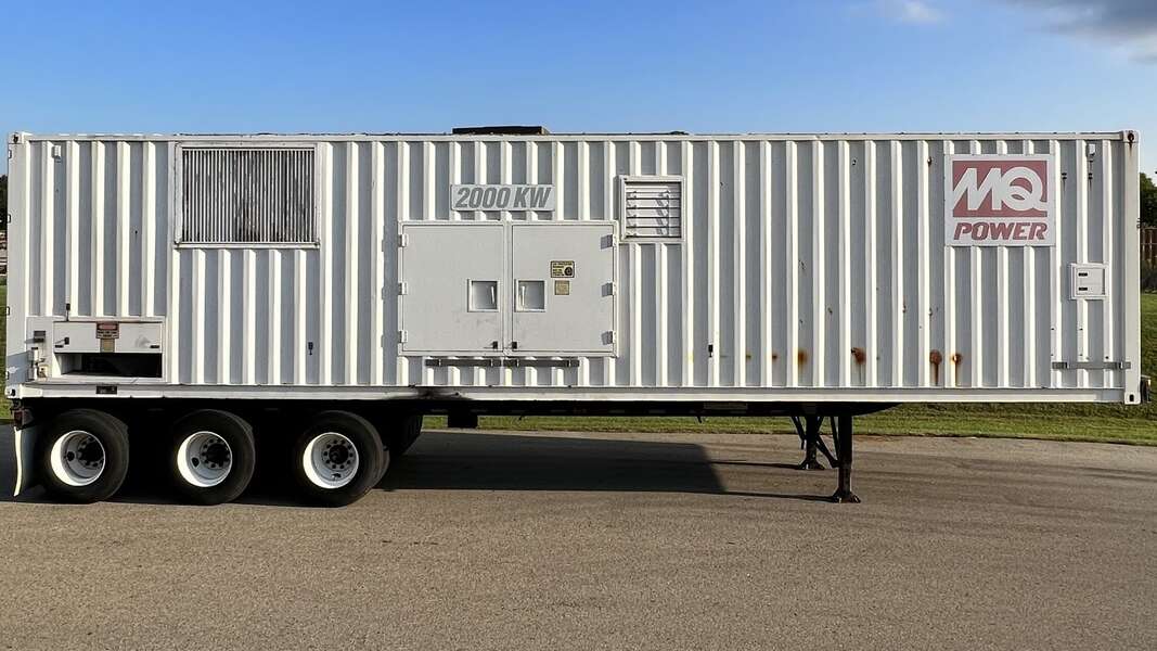 Used MQ Power EG2000C Cummins QSK60-G6 Diesel Generator, 58 Hrs