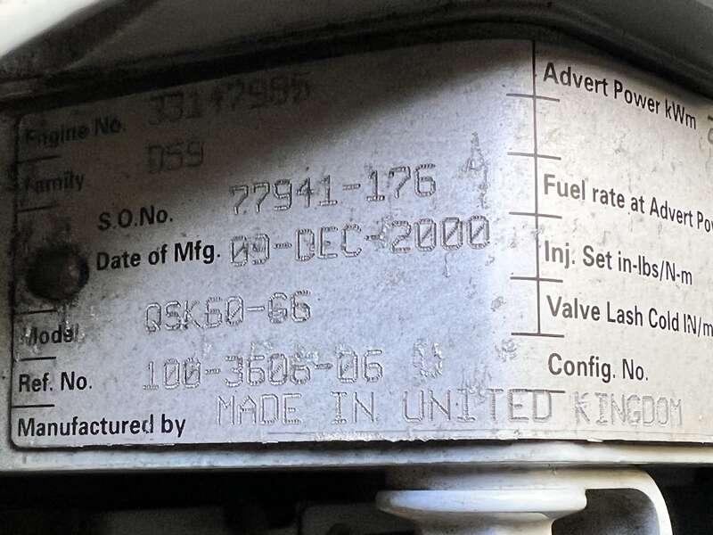 Used MQ Power EG2000C Cummins QSK60-G6 Diesel Generator | 58 Hrs | 2000 ...