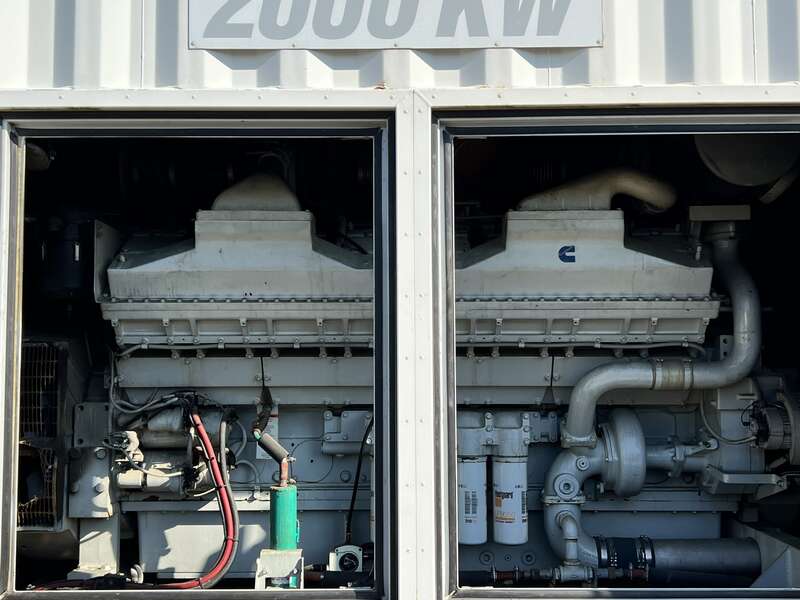 Used MQ Power EG2000C Cummins QSK60-G6 Diesel Generator, 58 Hrs