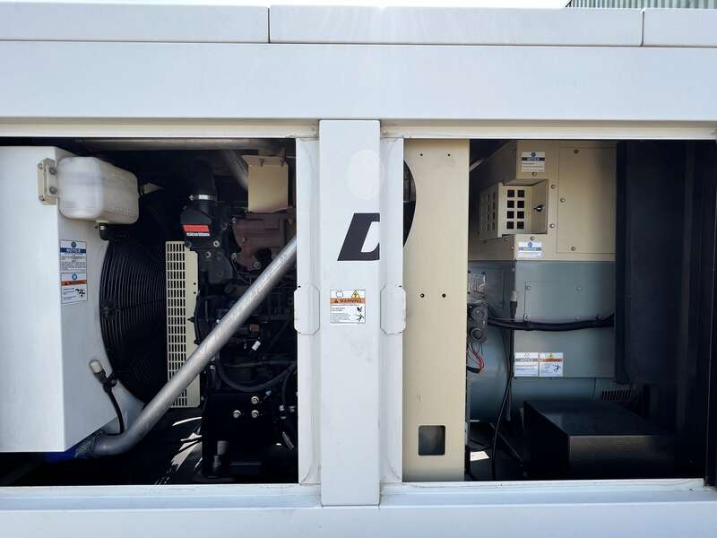 Used Doosan G145 John Deere 4045HF485 Rental Grade Diesel Generator 8757 Hrs EPA Tier 3