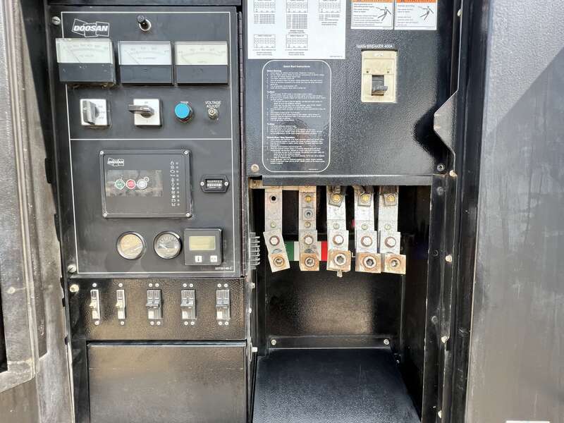 Used Doosan G145 John Deere 4045HF485 Rental Grade Diesel Generator 8757 Hrs EPA Tier 3