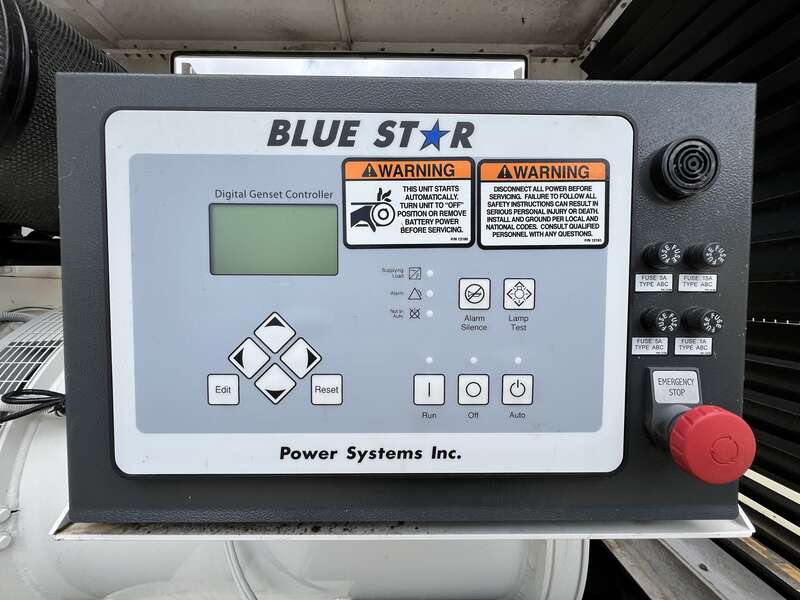 Used Blue Star / Cummins QSL9-G7 Diesel Generator, 373 Hrs, EPA Tier 3
