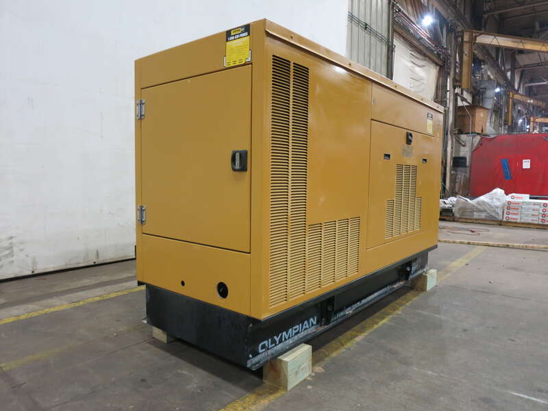 Used Caterpillar / Olympian G75F1 Natural Gas / Propane Generator, 652 Hrs