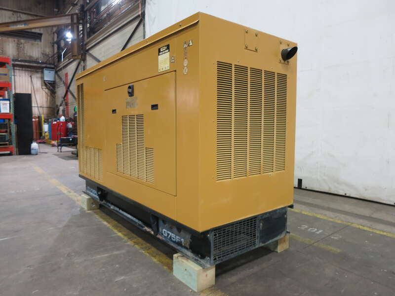 Used Caterpillar / Olympian G75F1 Natural Gas / Propane Generator, 652 Hrs