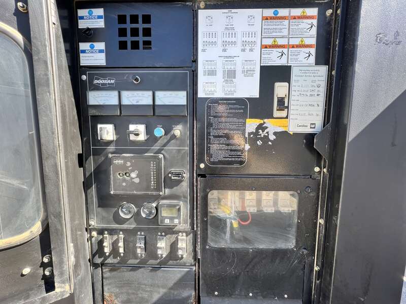 Used Doosan G90 Rental Grade Diesel Generator, 3240 Hrs, EPA Tier 3