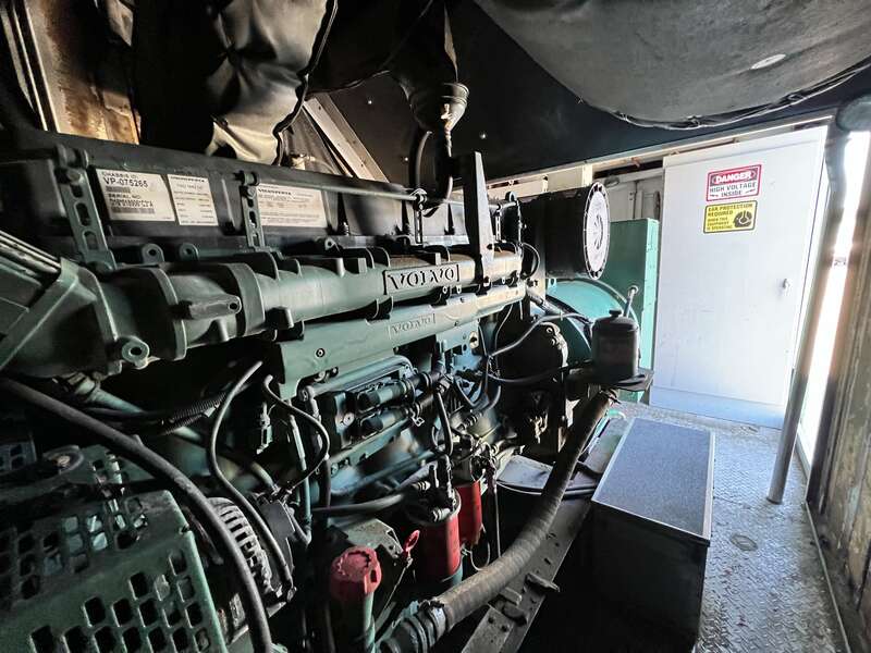 Used MQ EGC-550V Volvo Penta Rental Grade Diesel Generator 11487 Hrs EPA Tier 2