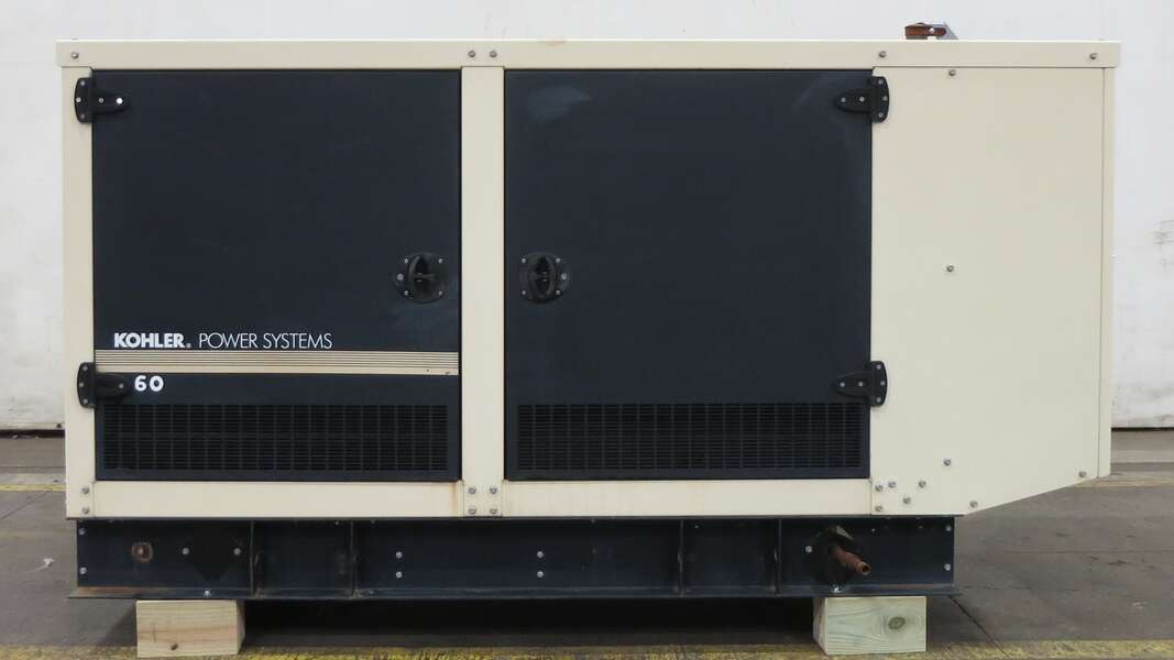 Used Kohler 60REZG Natural Gas / Propane Generator 93 Hrs EPA Certified
