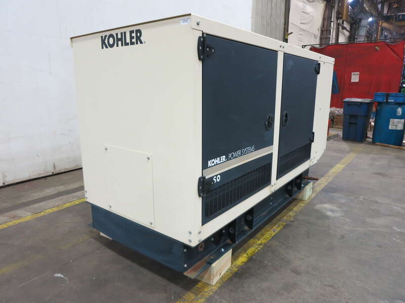 Used Kohler 60REZG Natural Gas / Propane Generator 93 Hrs EPA Certified