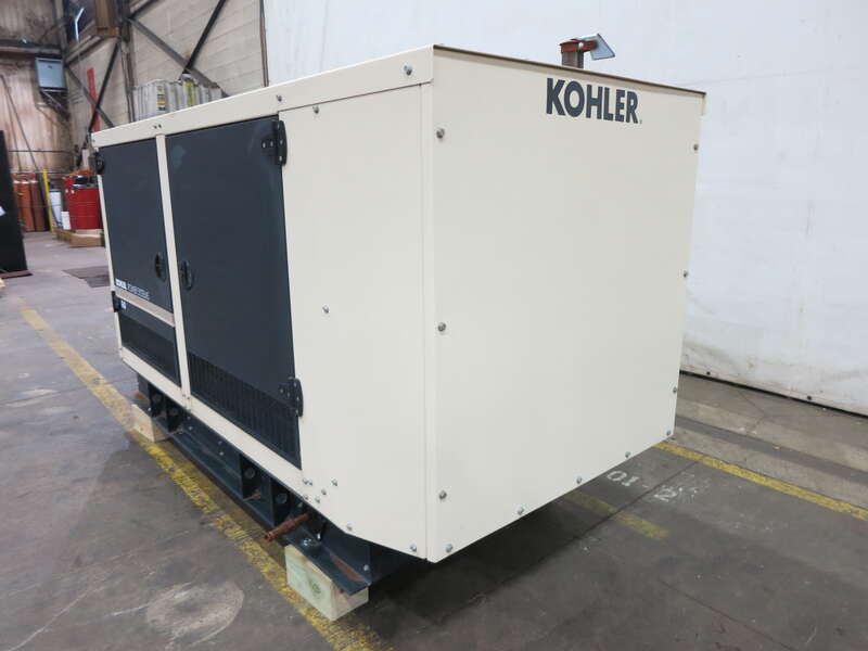Used Kohler 60REZG Natural Gas / Propane Generator 93 Hrs EPA Certified