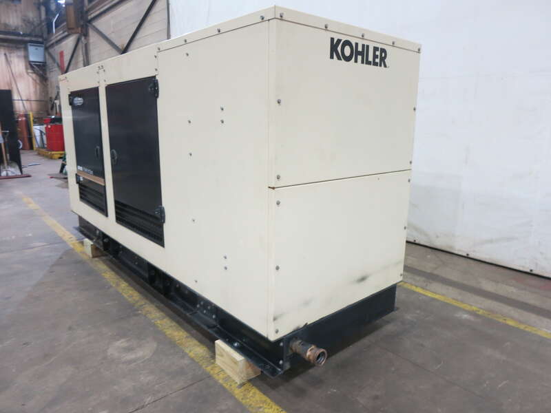 Used Kohler 125REZGB Natural Gas / Propane Generator, 199 Hrs