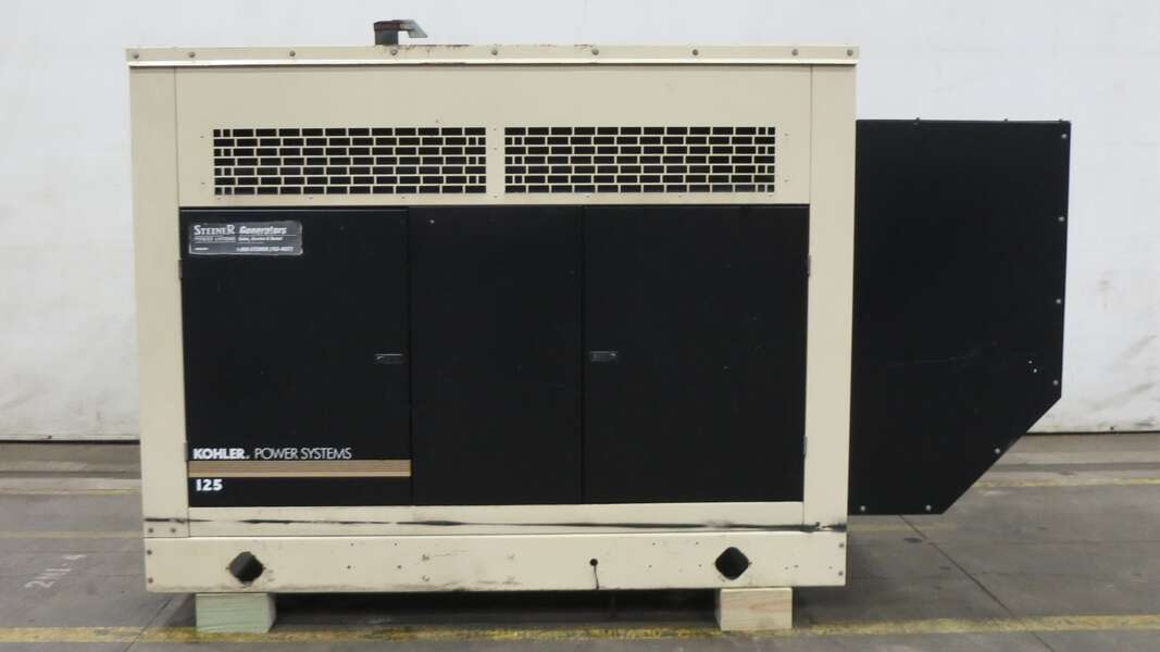 Used Kohler 125REZG Natural Gas / Propane Generator, 535 Hrs