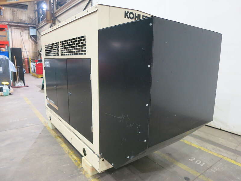 Used Kohler 125REZG Natural Gas / Propane Generator, 535 Hrs