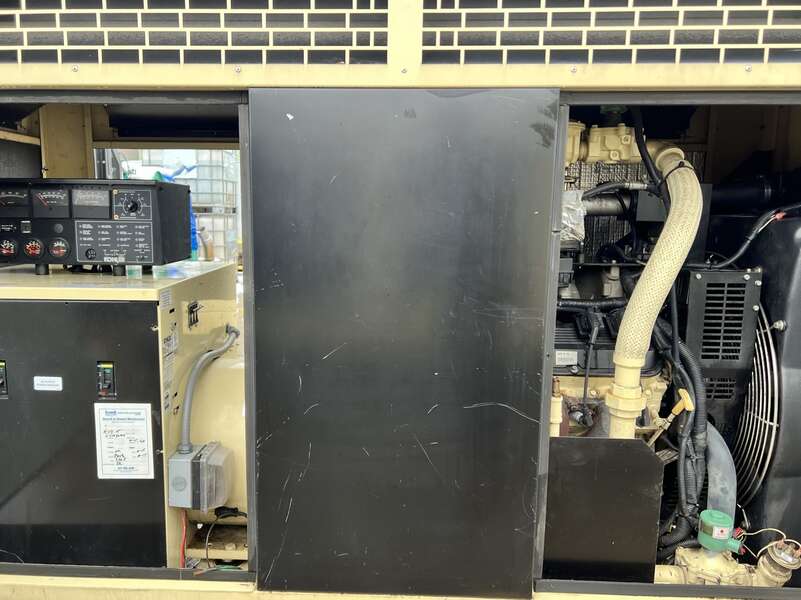 Used Kohler 125REZG Natural Gas / Propane Generator, 535 Hrs