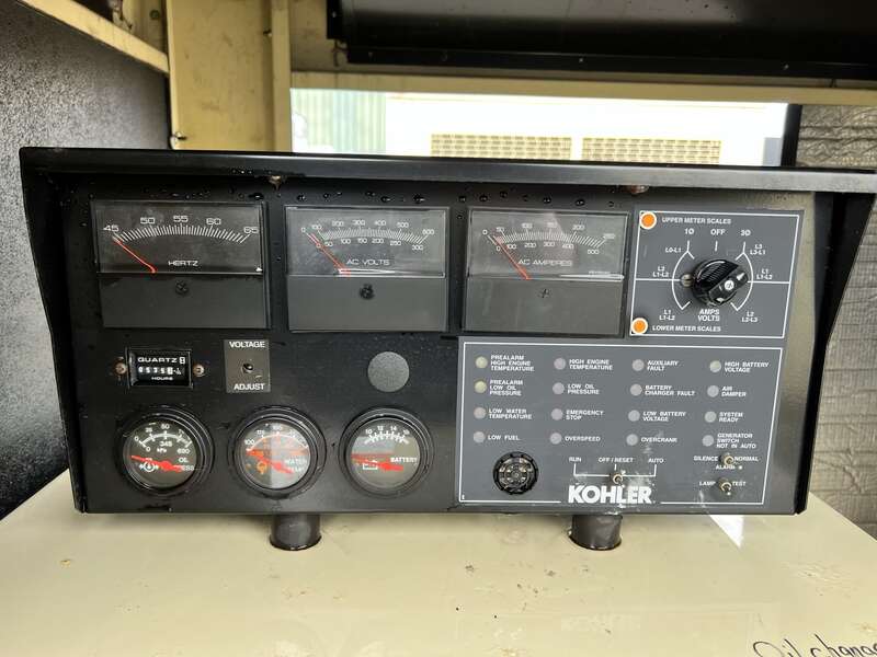 Used Kohler 125REZG Natural Gas / Propane Generator, 535 Hrs