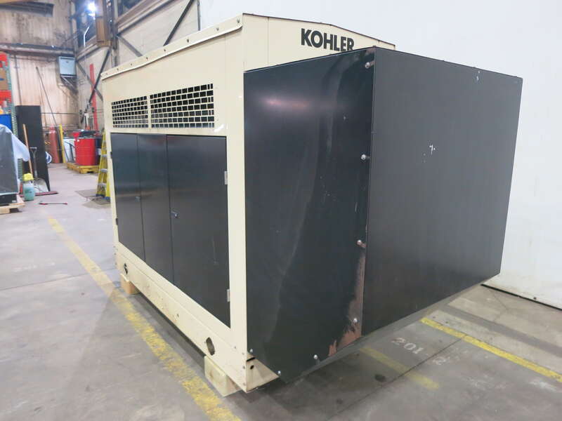 Used Kohler 125RZG Natural Gas / Propane Generator, 1023 Hrs