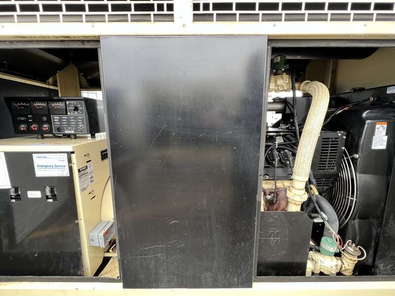 Used Kohler 125RZG Natural Gas / Propane Generator, 1023 Hrs