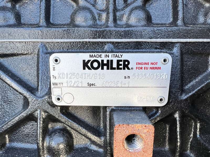New Kohler 30REOZK Diesel Generator, 0 Hrs, EPA Tier 3, Single Phase