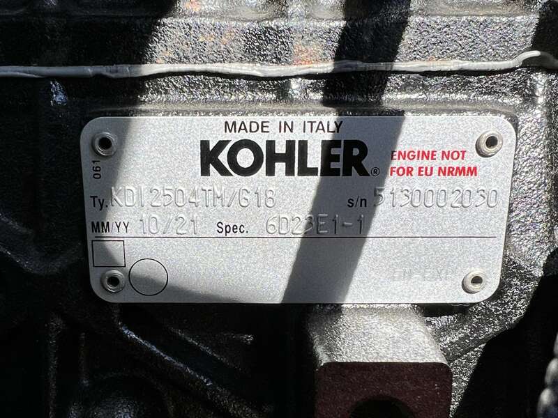 New Kohler 30REOZK Diesel Generator, 0 Hrs, EPA Tier 3, Single Phase