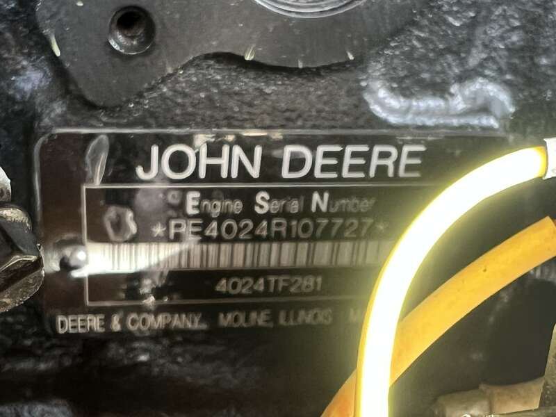 Used John Deere Rental Grade Diesel Generator, 2781 Hrs, EPA Tier 3