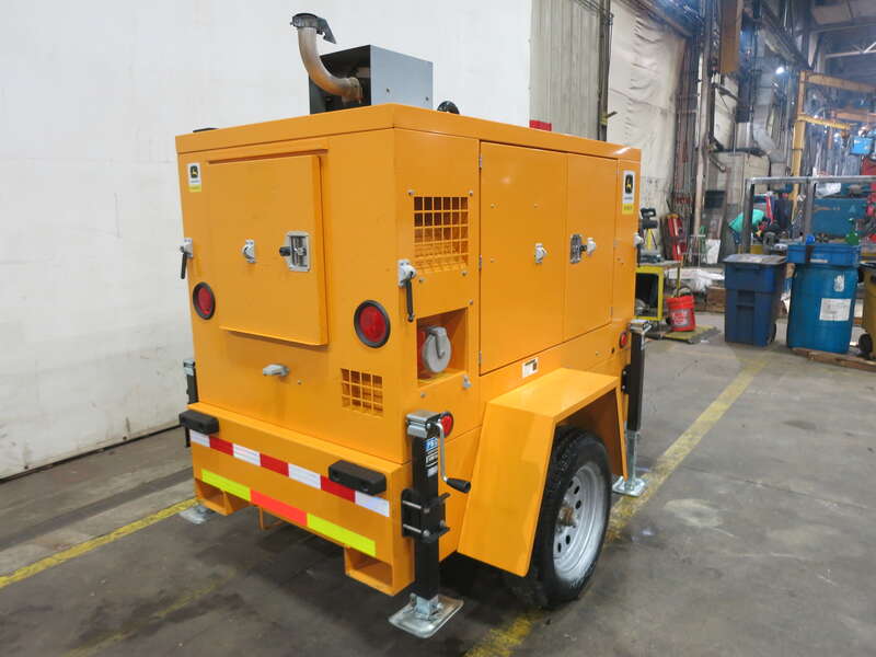 Used John Deere Rental Grade Diesel Generator, 2781 Hrs, EPA Tier 3