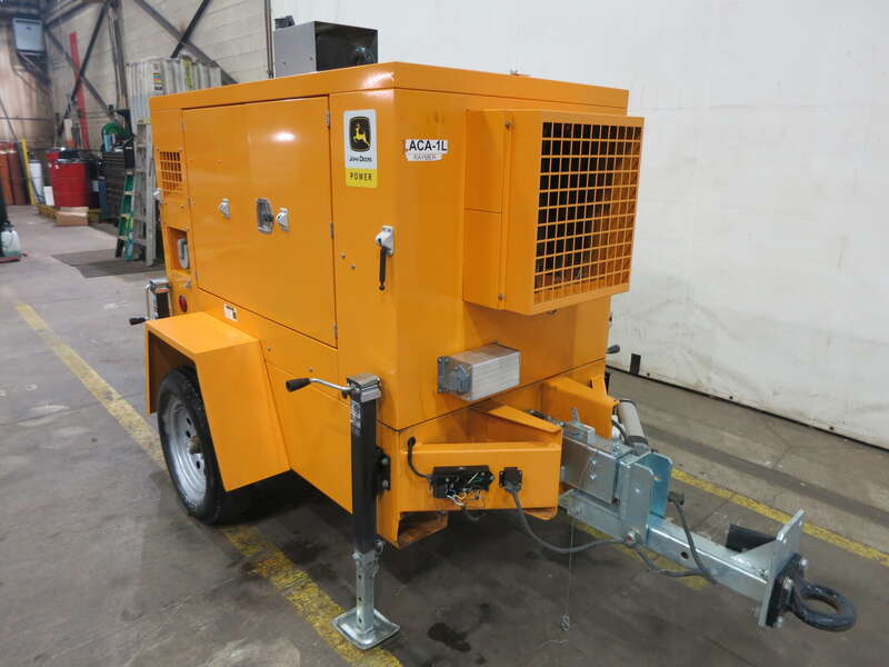 Used John Deere Rental Grade Diesel Generator, 2781 Hrs, EPA Tier 3