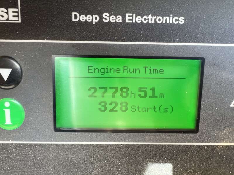 Used John Deere Rental Grade Diesel Generator, 2781 Hrs, EPA Tier 3