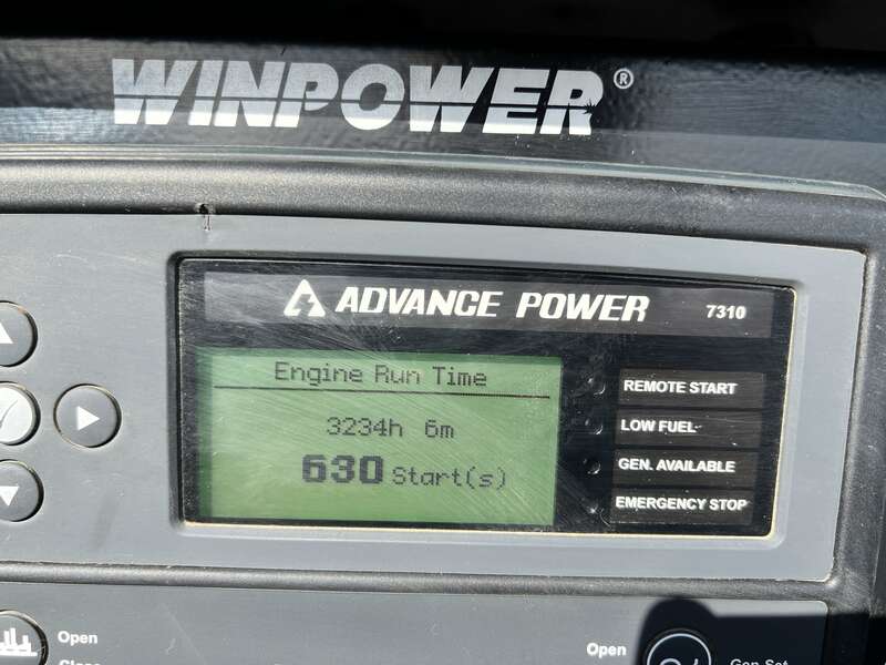 Used Winpower DR20 Isuzu BV-4LE1 Rental Grade Diesel Generator 3234 Hrs EPA Tier 3