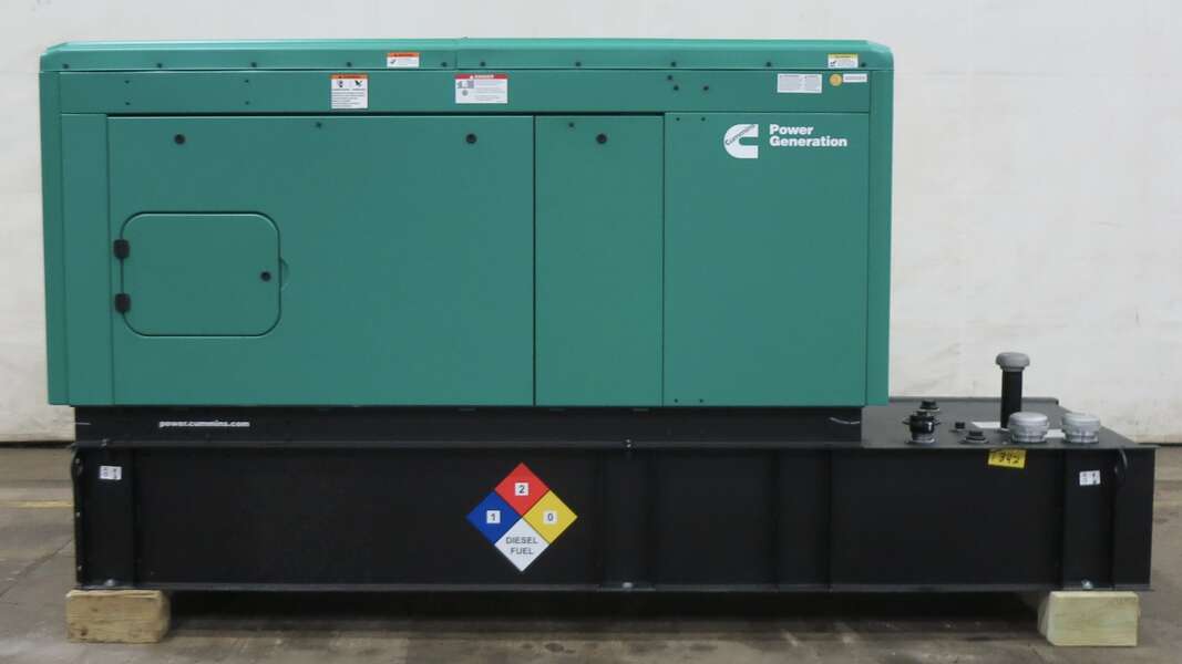 New Cummins C60D6 Diesel Generator, EPA Tier 3 - Single Phase