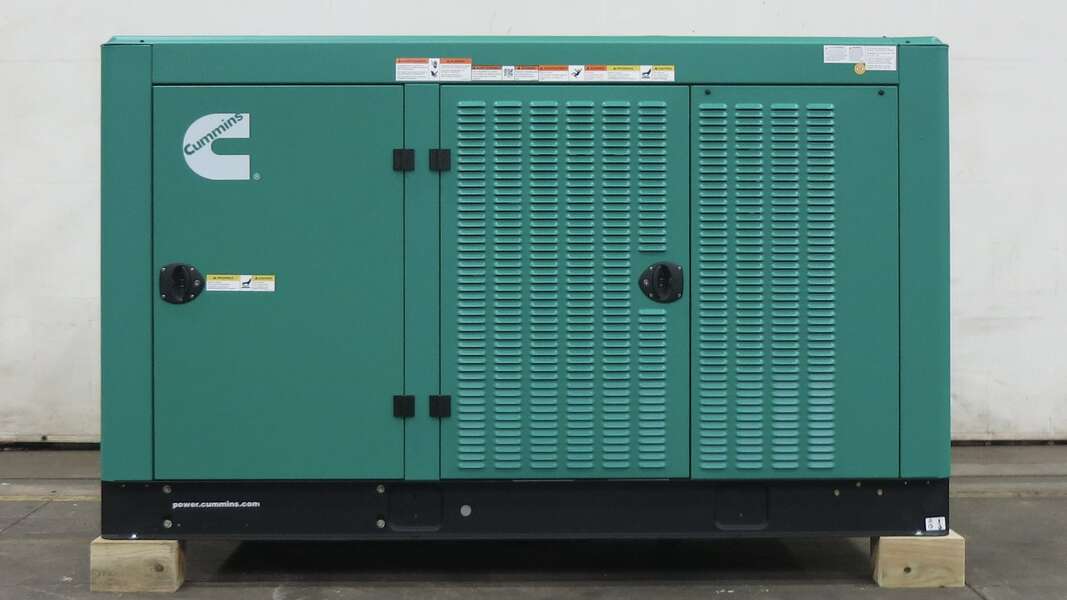 New Cummins C100N6 QSJ8.9G Natural Gas / Propane Generator, EPA Certified