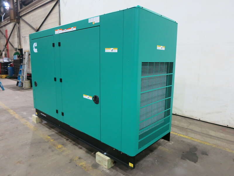 New Cummins C150N6 QSJ8.9G Natural Gas / Propane Generator, EPA Certified