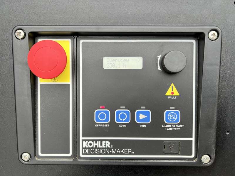 Used Kohler 80REOZJF John Deere Diesel Generator, 230 Hrs, EPA Tier 3