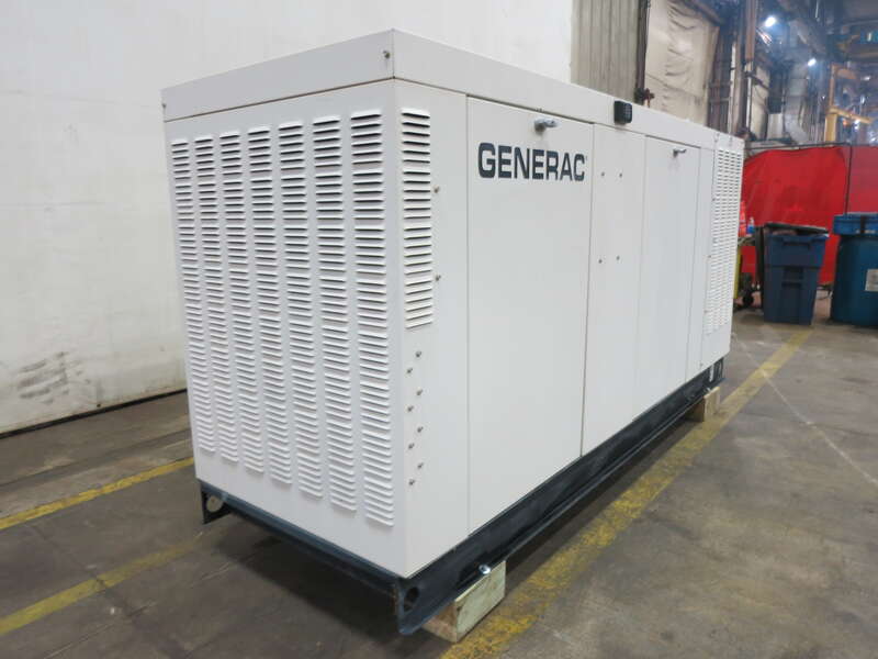Used Generac QT150 Natural Gas / Propane Generator, 116 Hrs, EPA Certified
