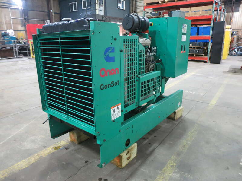 Used Cummins GGFD Natural Gas / Propane Generator 375 Hrs 35 KW