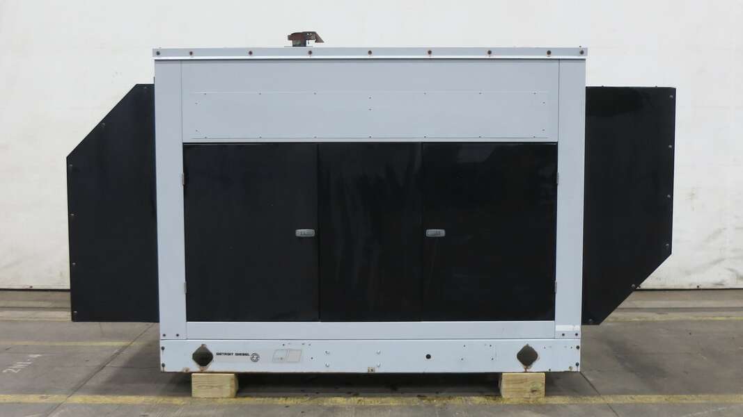 Used Detroit Diesel Spectrum 100GSG Natural Gas / Propane Generator, 575 Hrs