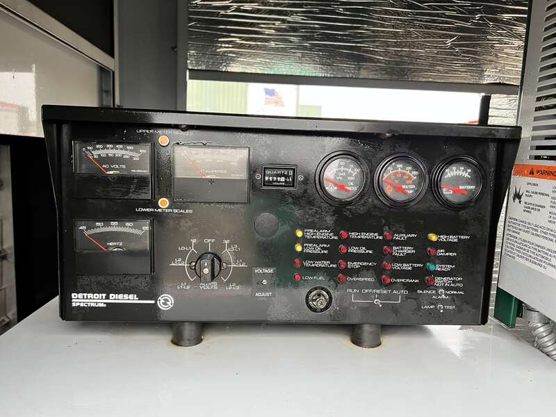 Used Detroit Diesel Spectrum 100GSG Natural Gas / Propane Generator, 575 Hrs