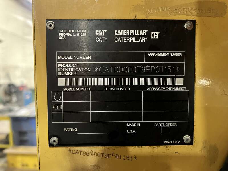 Used Caterpillar 3412 Diesel Generator, 390 Hrs