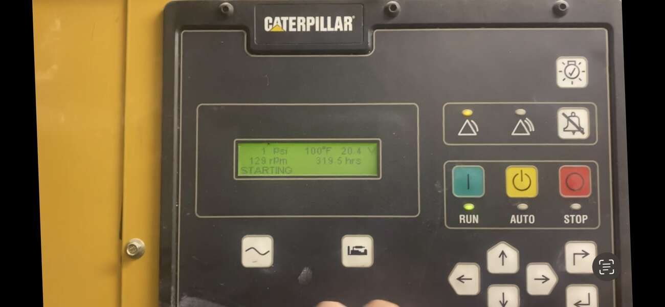 Used Caterpillar C32 Diesel Generator 319 Hrs EPA Tier 1