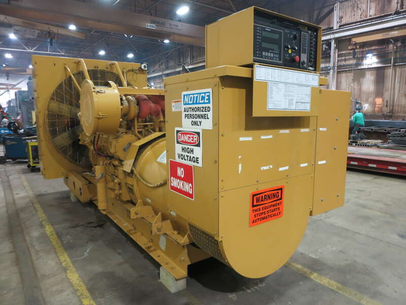 Used Caterpillar 3512 Diesel Generator, 211 Hrs