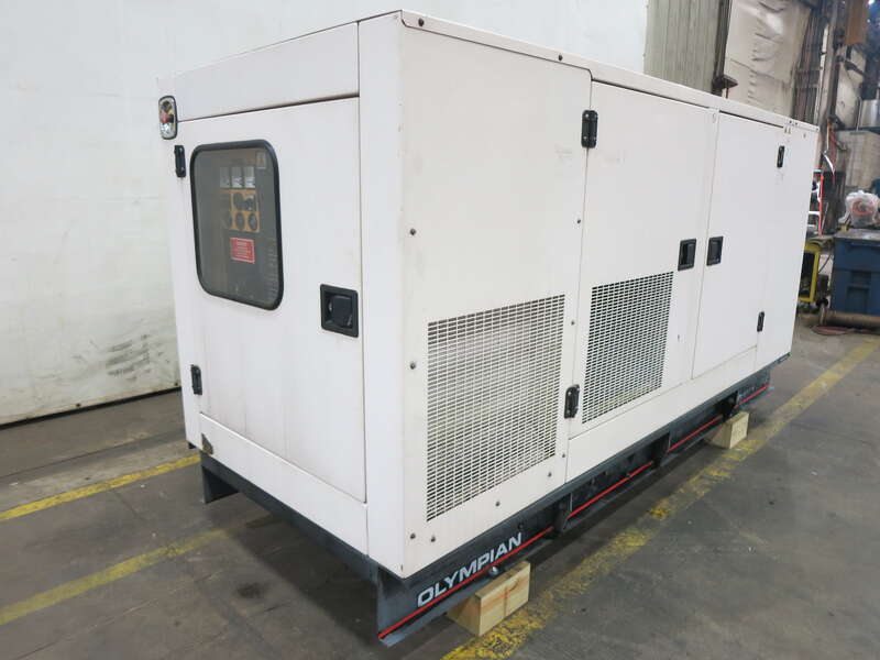 Used Caterpillar / Olympian G100F3 Natural Gas / Propane Generator, 873 Hrs